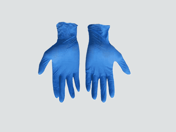 Disposable nitrile gloves